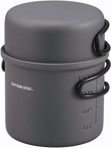 日本品牌 CAPTAIN STAG 鋁製Trekker系列露營用鍋具套裝(S/M
Size)