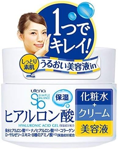 日本 Utena Moisture 玻尿酸多效三合一保濕爽膚凝膠