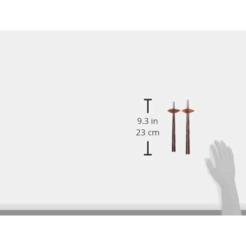 日本製木盒裝ISSOU花梨木情侶對筷