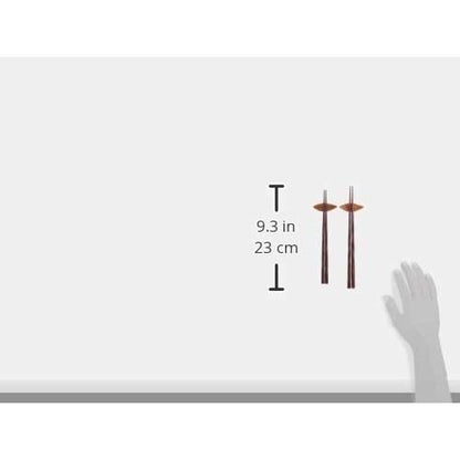 日本製木盒裝ISSOU花梨木情侶對筷