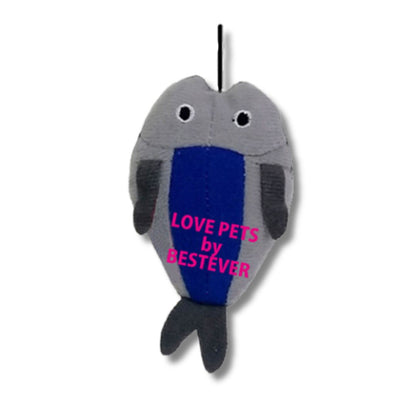 日本LOVEPETS 魚逗貓棒公仔玩具