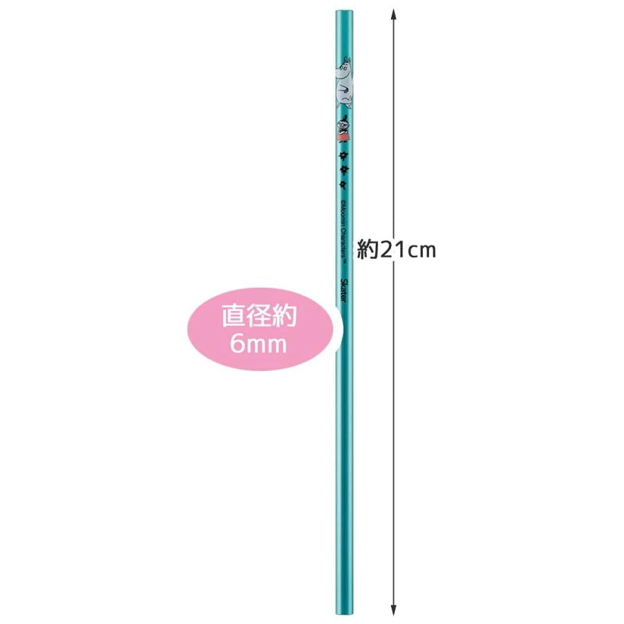 日本品牌SKATER 姆明家族鋁吸管 21cm